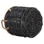 ΣΕΤ 2 ΚΑΛΑΘΙΑ POTTS HM4379 ΜΑΥΡO&ΦΥΣΙΚΟ ΧΡΩΜΑ- CL RATTAN Φ61+Φ45εκ. - Image 5
