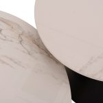 ΣΕΤ 2 ΤΡΑΠΕΖΙΑ ΣΑΛΟΝΙΟΥ RIDGE(X) HM18307.02 SINTERED STONE TOPS--ΒΑΣΕΙΣ ΜΑΥΡΕΣ Φ50 & Φ70 - Image 9
