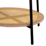 ΣΕΤ 2ΤΜΧ ΤΡΑΠΕΖΙΑ ΣΑΛΟΝΙΟΥ SEWELL HM21087 MDF-ΜΕΤΑΛΛΟ-ΣΥΝΘΕΤΙΚΟ RATTAN Φ80εκ & Φ45εκ - Image 7