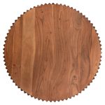 ΣΕΤ 2ΤΜΧ ΤΡΑΠΕΖΙΑ ΣΑΛΟΝΙΟΥ ΣΤΡΟΓΓΥΛΑ SEDGE HM11944 ΜΑΣΙΦ ΑΚΑΚΙΑ Φ90 & Φ40εκ. - Image 9