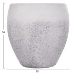 ΣΕΤ 3ΤΜΧ ΓΛΑΣΤΡΕΣ ΣΕΙΡΑ GARDENER HM4718 FIBERCLAY ΛΕΥΚΟ Φ55x54Υεκ - Image 3