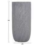 ΣΕΤ 3ΤΜΧ ΓΛΑΣΤΡΕΣ ΚΥΛΙΝΔΡΟΙ ΣΕΙΡΑ GARDENER HM4720 FIBERCLAY-ΧΡΩΜΑ CEMENT Φ44x79Υεκ - Image 5