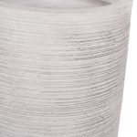 ΣΕΤ 3ΤΜΧ ΓΛΑΣΤΡΕΣ ΚΥΛΙΝΔΡΟΙ ΣΕΙΡΑ GARDENER HM4721 FIBERCLAY-ΧΡΩΜΑ CEMENT Φ42x78Υεκ - Image 10