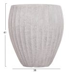ΣΕΤ 3ΤΜΧ ΓΛΑΣΤΡΕΣ ΣΤΡΟΓΓΥΛΕΣ ΣΕΙΡΑ GARDENER HM4728 FIBERCLAY-ΧΡΩΜΑ CEMENT Φ48x56Υεκ - Image 3