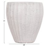 ΣΕΤ 3ΤΜΧ ΓΛΑΣΤΡΕΣ ΣΤΡΟΓΓΥΛΕΣ ΣΕΙΡΑ GARDENER HM4728 FIBERCLAY-ΧΡΩΜΑ CEMENT Φ48x56Υεκ - Image 4