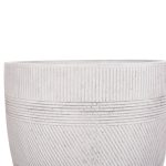 ΣΕΤ 4ΤΜΧ ΓΛΑΣΤΡΕΣ ΣΤΡΟΓΓΥΛΕΣ ΣΕΙΡΑ GARDENER HM4719 FIBERCLAY-ΧΡΩΜΑ CEMENT Φ44x43Υεκ - Image 9
