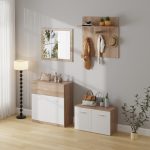 ΣΕΤ ΕΙΣΟΔΟΥ 4ΤΜΧ DIONNE HM21057 ΜΕΛΑΜΙΝΗ ΣΕ ΣΟΝΑΜΑ-ΛΕΥΚΟ - Image 2