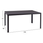 ΣΕΤ ΕΞ.ΧΩΡΟΥ 5ΤΜΧ LEOFER HM21004 ΜΕΤΑΛ.ΤΡΑΠΕΖΙ-4 ΠΟΛΥΘΡΟΝΕΣ ΜΕΤΑΛΛΙΚΕΣ- ΓΚΡΙ - Image 2