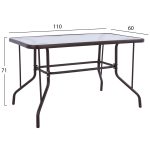 ΣΕΤ ΕΞ.ΧΩΡΟΥ 5ΤΜΧ MAG HM21033.02 ΤΡΑΠΕΖΙ ADAM & 4 ΠΤΥΣΣΟΜΕΝΕΣ ΚΑΡΕΚΛΕΣ-ΚΑΦΕ - Image 2