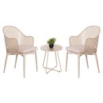 ΣΕΤ LOUNGE 3TMX ΕΞ.ΧΩΡΟΥ OREGO HM21107.03 ΑΛΟΥΜΙΝΙΟ & ΜΕΤΑΛΛΟ ΣΕ ΚΑΠΟΥΤΣΙΝΟ
