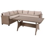 ΣΕΤ ΣΑΛΟΝΙ ΓΩΝΙΑ & ΤΡΑΠΕΖΙ CARSON HM6078.02 ΜΟΚΑ ΣΥΝΘ.RATTAN-ΜΑΞΙΛΑΡΙΑ - Image 4