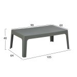 ΣΕΤ ΣΑΛΟΝΙ ΕΞ.ΧΩΡΟΥ 4ΤΜΧ SLEEK HM21268.05 DARK OLIVE GREEN ΠΟΛΥΠΡΟΠΥΛΕΝΙΟ - Image 4