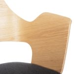 ΣΕΤ ΤΡΑΠΕΖΑΡΙΑ ΕΣΩΤ. ΧΩΡΟΥ 5ΤΜΧ HM11972 ΤΡΑΠΕΖΙ DENTY & 4 ΚΑΡΕΚΛΕΣ VELP(ΟΑΚ-ΓΚΡΙ) - Image 7