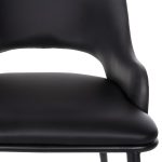 ΣΕΤ ΤΡΑΠΕΖΑΡΙΑ ΕΣΩΤ. ΧΩΡΟΥ 5ΤΜΧ HM11971 ΤΡΑΠΕΖΙ DENTY & 4 ΚΑΡΕΚΛΕΣ DELF(ΟΑΚ-ΜΑΥΡΟ) - Image 8