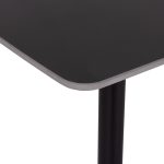 ΣΕΤ ΤΡΑΠΕΖΑΡΙΑΣ 5ΤΜΧ RAVEN HM21067.02 ΚΕΡΑΜΙΚΟ TOP ΜΑΥΡΟ ΜΑΡΜΑΡΟ--ΜΕΤΑΛΛΟ - Image 4