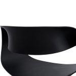 ΣΕΤ ΤΡΑΠΕΖΑΡΙΑΣ 5ΤΜΧ MAGGIE HM21187 MDF TOP & ΠΟΛΥΠΡΟΠΥΛΕΝΙΟ ΣΕ ΜΑΥΡΟ ΧΡΩΜΑ - Image 5