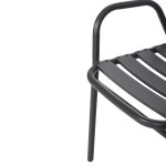 ΣΕΤ ΤΡΑΠΕΖΑΡΙΑΣ 5ΤΜΧ ADAM HM21219 ΚΑΡΕΚΛΕΣ ΜΕΤΑΛΛΙΚΕΣ & ΤΡΑΠΕΖΙ 110x60 ΓΚΡΙ - Image 5