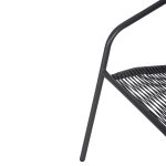 ΣΕΤ ΤΡΑΠΕΖΑΡΙΑΣ 5ΤΜΧ SWIFTER HM21222 ΚΑΡΕΚΛΕΣ ΜΕΤΑΛΙΚΕΣ & ΤΡΑΠΕΖΙ 110x60 ΓΚΡΙ - Image 5