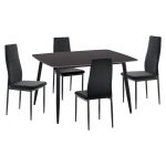 ΣΕΤ ΤΡΑΠΕΖΑΡΙΑΣ 5ΤΜΧ RAVEN HM21224.02 ΚΕΡΑΜΙΚΟ TOP ΜΑΥΡΟ ΜΑΡΜΑΡΟ--ΒΕΛΟΥΔΟ ΜΑΥΡΟ