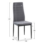 ΣΕΤ ΤΡΑΠΕΖΑΡΙΑΣ 5ΤΜΧ RAVEN HM21224.03 ΚΕΡΑΜΙΚΟ TOP ΓΚΡΙ ΜΑΡΜΑΡΟ--ΒΕΛΟΥΔΟ ΓΚΡΙ - Image 3