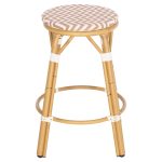 ΣΚΑΜΠΟ ΑΛΟΥΜΙΝΙΟΥ ΜΕΣ.ΥΨΟΥΣ CHINO HM6286.04 BAMBOO LOOK ΦΥΣΙΚΟ & TEXTILENE 43x43x65Υεκ - Image 3