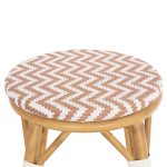 ΣΚΑΜΠΟ ΑΛΟΥΜΙΝΙΟΥ ΜΕΣ.ΥΨΟΥΣ CHINO HM6286.04 BAMBOO LOOK ΦΥΣΙΚΟ & TEXTILENE 43x43x65Υεκ - Image 5