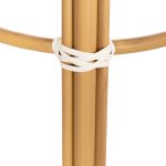 ΣΚΑΜΠΟ ΑΛΟΥΜΙΝΙΟΥ ΜΕΣ.ΥΨΟΥΣ CHINO HM6286.04 BAMBOO LOOK ΦΥΣΙΚΟ & TEXTILENE 43x43x65Υεκ - Image 7