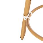 ΣΚΑΜΠΟ ΑΛΟΥΜΙΝΙΟΥ ΜΕΣ.ΥΨΟΥΣ CHINO HM6286.04 BAMBOO LOOK ΦΥΣΙΚΟ & TEXTILENE 43x43x65Υεκ - Image 8