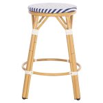 ΣΚΑΜΠΟ ΑΛΟΥΜΙΝΙΟΥ ΜΕΣ.ΥΨΟΥΣ CHINO HM6286.05 BAMBOO LOOK & TEXTILENE ΜΠΛΕ 43x43x65Υεκ - Image 4