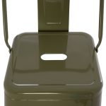 ΣΚΑΜΠΟ BAR ME ΠΛΑΤΗ ΜΕΤΑΛΛΙΚΟ MELITA-PRO HM8643.43 DARK OLIVE GREEN 42x42x100Υεκ. - Image 8