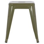 ΣΚΑΜΠΟ ΜΕΤΑΛΛΙΚΟ MELITA HM0096.43 ΣΕ DARK OLIVE ΧΡΩΜΑ 37x37x45Υεκ. - Image 3
