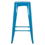 ΣΚΑΜΠΟ ΜΠΑΡ ΜΕΤΑΛΛΙΚΟ MELITA-PRO HM8642.48 ΣΕ ΜΠΛΕ 43x43x78Υεκ. - Image 3