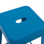 ΣΚΑΜΠΟ ΜΠΑΡ ΜΕΤΑΛΛΙΚΟ MELITA-PRO HM8642.48 ΣΕ ΜΠΛΕ 43x43x78Υεκ. - Image 5