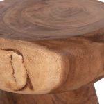 ΣΚΑΜΠΟ-ΤΡΑΠΕΖΑΚΙ ΣΤΡΟΓΓΥΛΟ CUPRE HM9793.11 ΜΑΣΙΦ ΞΥΛΟ SUAR-ΦΥΣΙΚΟ Φ40x45Υεκ. - Image 4