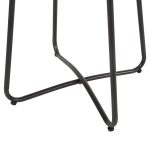 ΤΡΑΠΕΖΑΚΙ GERRY HM5717.11 ΜΕ WICKER ΜΠΕΖ-ΜΑΥΡΟ ΜΕΤΑΛ.ΣΚΕΛΕΤΟ 50x50x47,5Υεκ. - Image 6