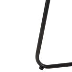 ΤΡΑΠΕΖΑΚΙ GERRY HM5717.11 ΜΕ WICKER ΜΠΕΖ-ΜΑΥΡΟ ΜΕΤΑΛ.ΣΚΕΛΕΤΟ 50x50x47,5Υεκ. - Image 7