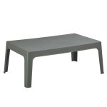 ΤΡΑΠΕΖΑΚΙ ΟΡΘΟΓΩΝΙΟ SLEEK HM6367.05 ΠΟΛΥΠΡΟΠΥΛΕΝΙΟ DARK OLIVE 105x64x40Υεκ.