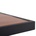 ΤΡΑΠΕΖΙ ΑΛΟΥΜΙΝΙΟΥ GOBAR HM6060.03 ΑΝΘΡΑΚΙ ΜΕ ΕΠΙΦΑΝΕΙΑ ΑΠΟΜΙΜΗΣΗΣ ΞΥΛΟΥ 240Χ105Χ75Υεκ. - Image 6
