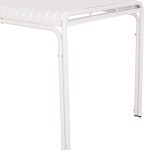 ΤΡΑΠΕΖΙ ΑΛΟΥΜΙΝΙΟΥ RACHEL HM6339.02 ΛΕΥΚΟ 150x80x75Υεκ. - Image 9