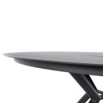 ΤΡΑΠΕΖΙ ΑΛΟΥΜΙΝΙΟΥ ΣΤΡΟΓΓΥΛΟ HIGER HM6061.03 ΑΝΘΡΑΚΙ Φ126Χ73Υεκ. - Image 7