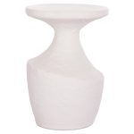 ΤΡΑΠΕΖΙ ΒΟΗΘΗΤΙΚΟ REBON HM18156.02L FIBER CEMENT ΣΕ ΛΕΥΚΟ--Φ40x56.5Υεκ.