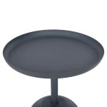 ΤΡΑΠΕΖΙ ΒΟΗΘΗΤΙΚΟ ΣΤΡΟΓΓΥΛΟ DELBEL HM4261.05 ΜΕΤΑΛΛΟ ΜΠΛΕ ΣΚΟΥΡΟ Φ39,5x53,5Υ εκ. - Image 7