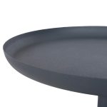ΤΡΑΠΕΖΙ ΒΟΗΘΗΤΙΚΟ ΣΤΡΟΓΓΥΛΟ DELBEL HM4261.05 ΜΕΤΑΛΛΟ ΜΠΛΕ ΣΚΟΥΡΟ Φ39,5x53,5Υ εκ. - Image 8