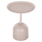 ΤΡΑΠΕΖΙ ΒΟΗΘΗΤΙΚΟ ΣΤΡΟΓΓΥΛΟ DELBEL HM4265.10 ΜΕΤΑΛΛΟ ΣΕ ΕΚΡΟΥ Φ45,5x58,5 εκ. - Image 3