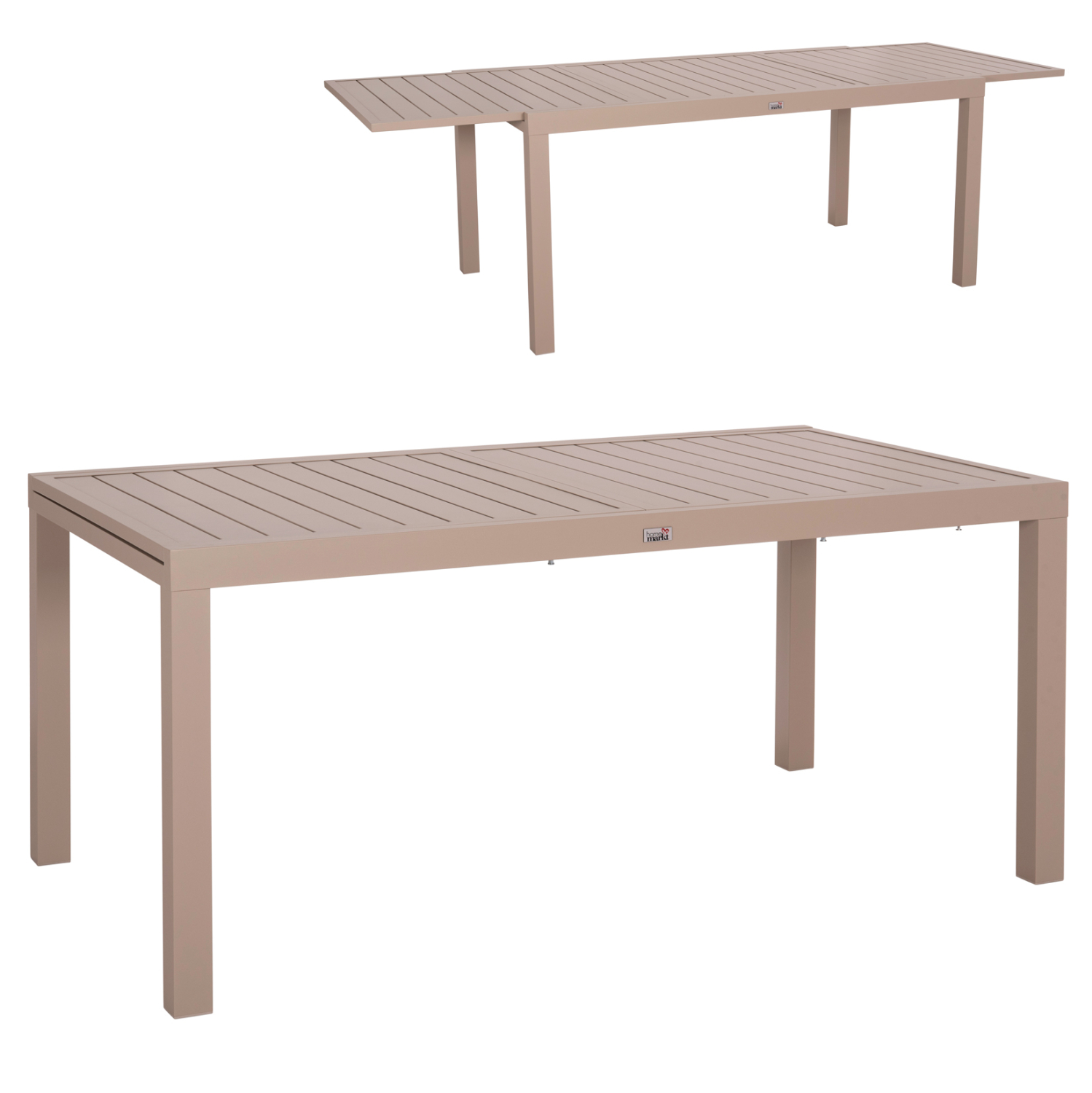 trapezi-epekteinomeno-fb9627704-aloymini ΤΡΑΠΕΖΙ ΕΠΕΚΤΕΙΝΟΜΕΝΟ KRUM HM6277.04 ΑΛΟΥΜΙΝΙΟ ΚΑΠΟΥΤΣΙΝΟ 160-240x90x73Υεκ. - Image 1