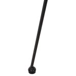 ΤΡΑΠΕΖΙ ΟΒΑΛ ΧΑΜΗΛΟ ALLEGRA HM5695.11 ΜΠΕΖ WICKER-ΜΑΥΡΟ ΜΕΤΑΛΛΟ 100x45x51,5Υεκ. - Image 8