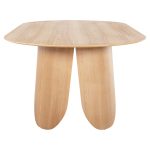 ΤΡΑΠΕΖΙ ΟΒΑΛ DENTY HM9611.01 MDF ΜΕ ΚΑΠΛΑΜΑ ΔΡΥΟΣ-ΦΥΣΙΚΟ ΟΑΚ 240x120x75Υεκ. - Image 4