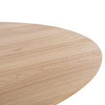 ΤΡΑΠΕΖΙ ΟΒΑΛ DENTY HM9611.01 MDF ΜΕ ΚΑΠΛΑΜΑ ΔΡΥΟΣ-ΦΥΣΙΚΟ ΟΑΚ 240x120x75Υεκ. - Image 7