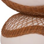 ΤΡΑΠΕΖΙ ΣΑΛΟΝΙΟΥ ANNA HM18157.02 FIBER CEMENT ΛΕΥΚΟ-ΦΥΣΙΚΟ RATTAN--Φ92x44.5Υεκ - Image 9