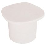 ΤΡΑΠΕΖΙ ΣΑΛΟΝΙΟΥ ΟΒΑΛ ΣΕΙΡΑ SANTORINI HM18054 MDF ΣΕ ΥΠΟΛΕΥΚΟ ΧΡΩΜΑ 54x54,5x40Υεκ - Image 4